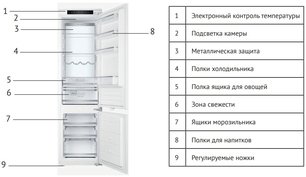 Встраиваемый холодильник Куперсберг RBN 1960 фото 3 в Новосибирске Встраиваемый холодильник Kuppersberg RBN 1960 фото 3 в Новосибирске