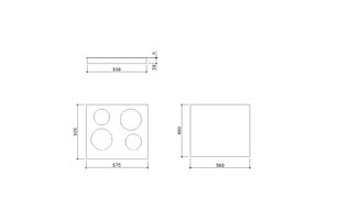 Индукционная варочная панель Баразза 1PI60IDB белая фото 4 в Новосибирске Индукционная варочная панель Barazza 1PI60IDB белая фото 4 в Новосибирске