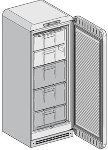 Холодильник Смег CVB20RO фото 3 в Новосибирске Холодильник Smeg CVB20RO фото 3 в Новосибирске