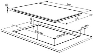 Варочная панель Смег S809ASEA3 фото 2 в Новосибирске Варочная панель Smeg S809ASEA3 фото 2 в Новосибирске
