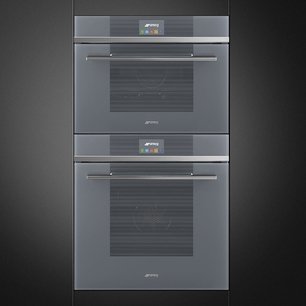 Компактный духовой шкаф с пароваркой Smeg SF4104VCS фото 4 в Новосибирске