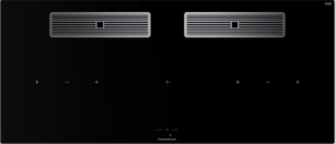 Индукционная варочная поверхность с вытяжкой Kuppersbusch KMI 12850.0 SR-E Silver Chrome фото в Новосибирске