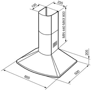 Вытяжка Smeg KSE66P фото 4 в Новосибирске