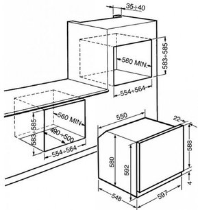 Духовой шкаф Smeg SFP496N фото 2 в Новосибирске