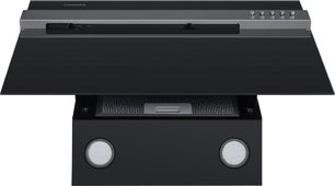 Кухонная вытяжка MAUNFELD Bridge Line 50 черный\вставка сатин фото 2 в Новосибирске