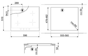 Варочная панель Smeg SI964PM фото 2 в Новосибирске