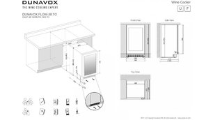 Винный шкаф Dunavox DAUF-38.100DB.TO фото 3 в Новосибирске