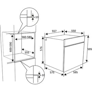 Встраиваемый духовой шкаф Brandt BOE1120X фото 4 в Новосибирске