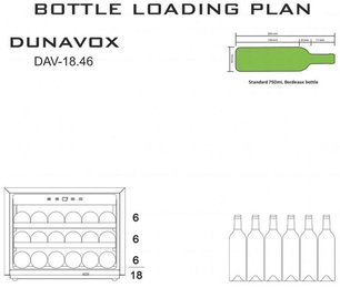 Винный шкаф Dunavox DAV-18.46B.TO фото 4 в Новосибирске