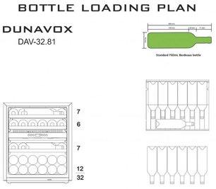 Винный шкаф Dunavox DAV-32.81DB.TO фото 4 в Новосибирске