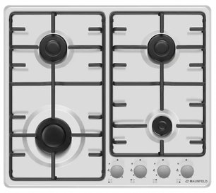Газовая варочная панель MAUNFELD EGHE.64.3STS-EW/G фото 2 в Новосибирске