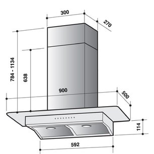 Вытяжка De Dietrich DHD 787 X фото 2 в Новосибирске