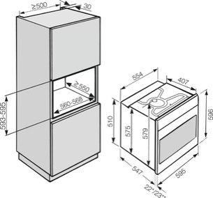 Духовой шкаф Miele H2661BP OBSW черный обсидиан фото 3 в Новосибирске