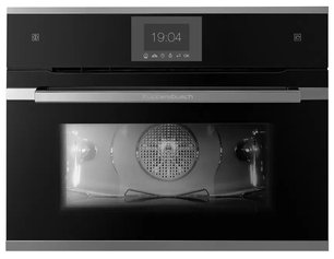 Компактный духовой шкаф с паром Kuppersbusch CBD 6550.0 S3 Silver Chrome фото в Новосибирске