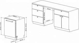 Встраиваемая посудомоечная машина Кертинг KDI 60898 I фото 4 в Новосибирске Встраиваемая посудомоечная машина Korting KDI 60898 I фото 4 в Новосибирске