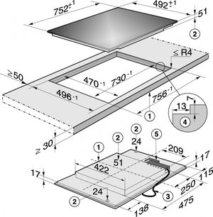 Варочная панель Миле KM 5956 (Fire) фото 2 в Новосибирске Варочная панель Miele KM 5956 (Fire) фото 2 в Новосибирске