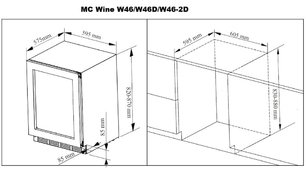 Винный шкаф MC Wine W46B фото 3 в Новосибирске
