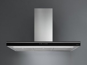 Вытяжка Falmec Luce 90 Glass Black wall фото 2 в Новосибирске