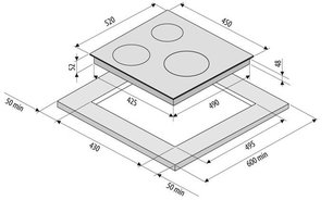 Электрическая варочная поверхность Крона CORTO 45 BL фото 4 в Новосибирске Электрическая варочная поверхность KRONA CORTO 45 BL фото 4 в Новосибирске
