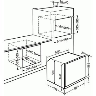 Духовой шкаф Смег SF170X фото 2 в Новосибирске Духовой шкаф Smeg SF170X фото 2 в Новосибирске