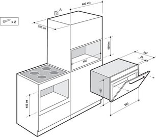 Духовой шкаф De Dietrich DME 795 XS фото 2 в Новосибирске