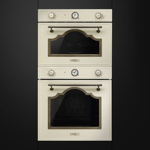 Компактный духовой шкаф с пароваркой Smeg SF4750VCPO1 фото 2 в Новосибирске