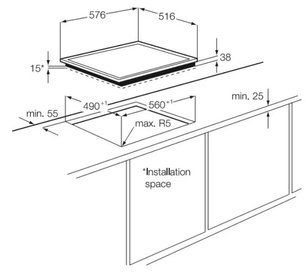 Варочная панель АЕГ HK654070XB фото 3 в Новосибирске Варочная панель AEG HK654070XB фото 3 в Новосибирске