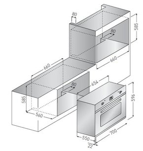 Духовой шкаф Ilve 700-WMP фото 4 в Новосибирске