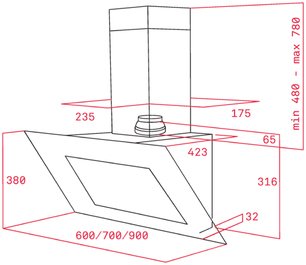 Вытяжка Тека DVT 680 W фото 2 в Новосибирске Вытяжка Teka DVT 680 W фото 2 в Новосибирске