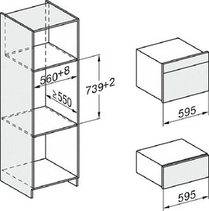 Встраиваемая пароварка с СВЧ Miele DGM7840 OBSW фото 4 в Новосибирске