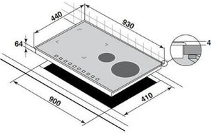 Независимая варочная панель Де Дитрих DTI 1089 V фото 3 в Новосибирске Независимая варочная панель De Dietrich DTI 1089 V фото 3 в Новосибирске