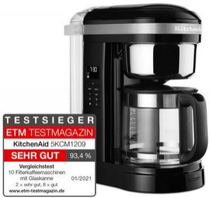 Кофеварка KitchenAid 5KCM1209EOB фото 3 в Новосибирске