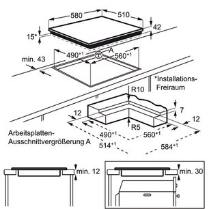 Варочная панель АЕГ HK565407IB фото 2 в Новосибирске Варочная панель AEG HK565407IB фото 2 в Новосибирске