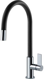 Смеситель Franke Ambient Evo с выдвижным шлангом хром/черный