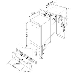 Встраиваемый холодильник Кертинг KSI 8186 фото 4 в Новосибирске Встраиваемый холодильник Korting KSI 8186 фото 4 в Новосибирске