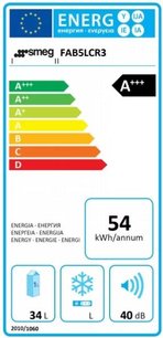 Мини-бар Смег FAB5LSV3 фото 4 в Новосибирске Мини-бар Smeg FAB5LSV3 фото 4 в Новосибирске