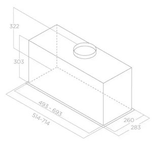 Встраиваемая вытяжка Элика LANE SENSOR BL MAT/A/72 старая версия фото 2 в Новосибирске Встраиваемая вытяжка Elica LANE SENSOR BL MAT/A/72 старая версия фото 2 в Новосибирске