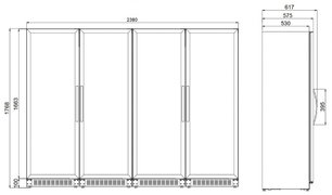 Винный шкаф Dometic C125G Quattro Classic фото 3 в Новосибирске