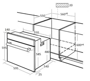 Духовой шкаф Kuppersberg HFZ 690 W фото 2 в Новосибирске