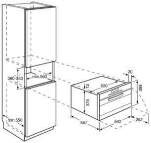 Духовой шкаф AEG KB9820EM фото 3 в Новосибирске