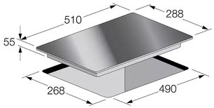 Варочная панель Фулгор Милано CH 302 ID TC BK фото 4 в Новосибирске Варочная панель Fulgor Milano CH 302 ID TC BK фото 4 в Новосибирске