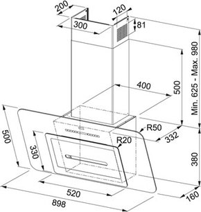 Вытяжка Franke FSN 908 WH фото 2 в Новосибирске