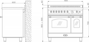 Варочный центр Lofra RLVD96MFTE/CI Br фото 3 в Новосибирске