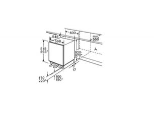 Встраиваемый холодильник Bosch KUL 15A50 RU фото 2 в Новосибирске