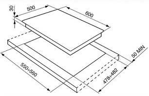 Варочная панель Смег SPR864AVOGH фото 2 в Новосибирске Варочная панель Smeg SPR864AVOGH фото 2 в Новосибирске