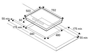 Варочная панель Bertazzoni P755CMODX фото 4 в Новосибирске