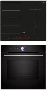Bosch (духовой шкаф HSG7361B1 + варочная панель PXE601DC1E) фото в Новосибирске