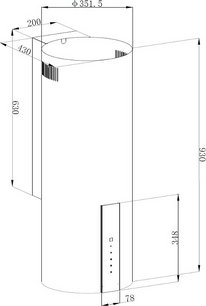 Вытяжка Кертинг KHC 35969 DN Cylinder фото 2 в Новосибирске Вытяжка Korting KHC 35969 DN Cylinder фото 2 в Новосибирске