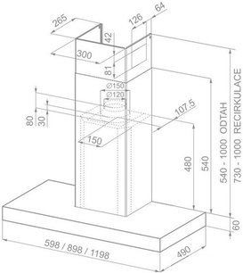 Вытяжка Faber STILO/SP EG8 X  A90 фото 3 в Новосибирске