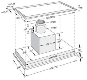 Встраиваемая вытяжка Gaggenau AH 273-150 фото 4 в Новосибирске
